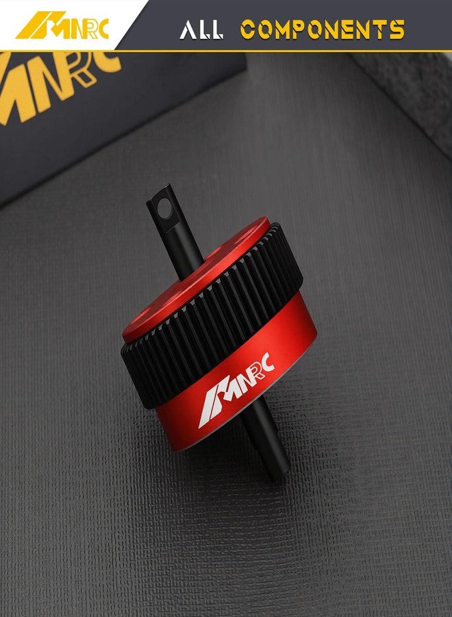 NMNRC Alloy Center Diff Differential Gear Kit Compatible with 1/10 Slash Stampede Rustler Bandit F-150 Raptor 2WD BL-2s XL-5 Series Upgrades Part Red - Image 3
